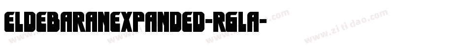 EldebaranExpanded-R6LA字体转换