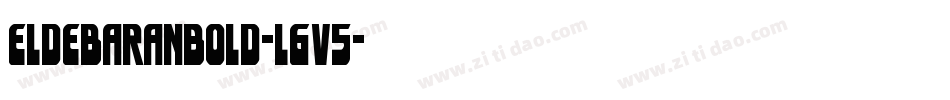 EldebaranBold-L6v5字体转换