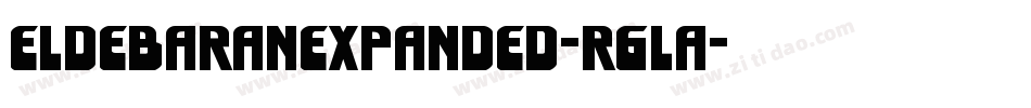 EldebaranExpanded-R6LA字体转换