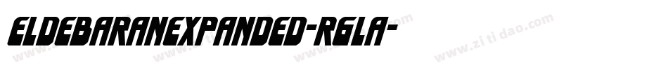 EldebaranExpanded-R6LA字体转换