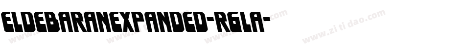 EldebaranExpanded-R6LA字体转换