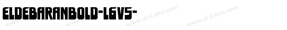 EldebaranBold-L6v5字体转换