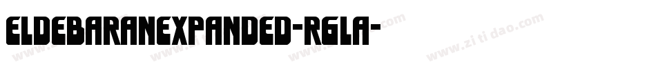 EldebaranExpanded-R6LA字体转换