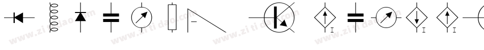 ElectronicThinItalic-MwGr字体转换