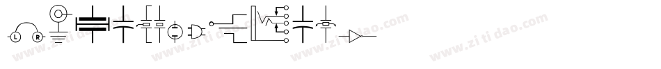 Electronics字体转换