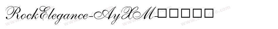 RockElegance-AyXM字体转换