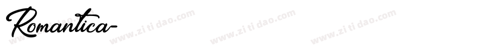 Romantica字体转换
