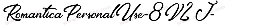 RomanticaPersonalUse-8V2J字体转换