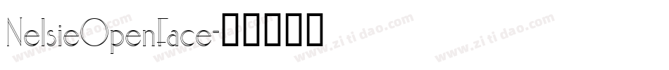 NelsieOpenFace字体转换