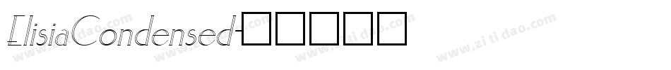 ElisiaCondensed字体转换