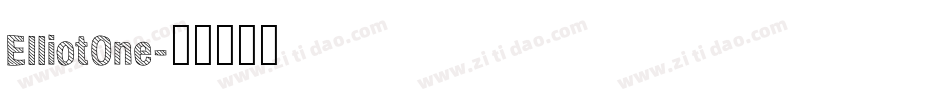 ElliotOne字体转换