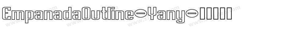 EmpanadaOutline-Yany字体转换