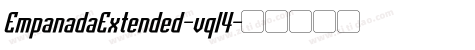EmpanadaExtended-vql4字体转换