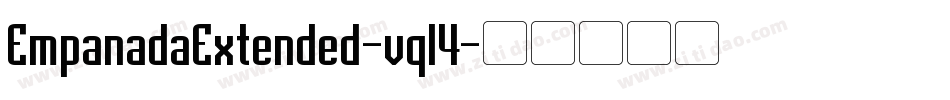 EmpanadaExtended-vql4字体转换