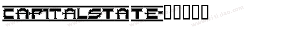 CapitalState字体转换