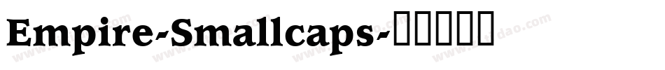 Empire-Smallcaps字体转换