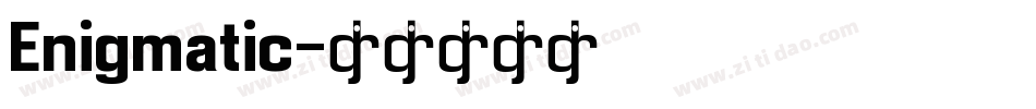 Enigmatic字体转换