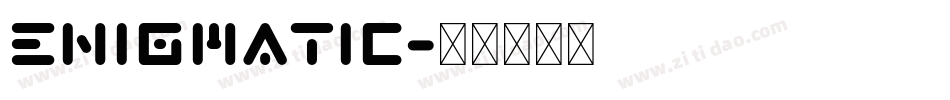 Enigmatic字体转换