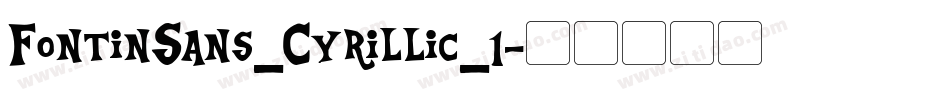FontinSans_Cyrillic_1字体转换