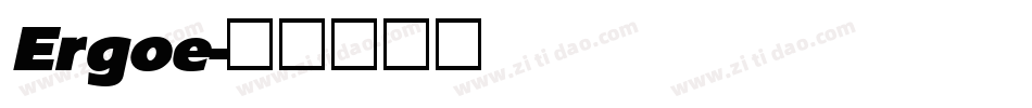 Ergoe字体转换