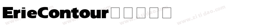 ErieContour字体转换