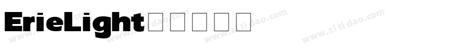 ErieLight字体转换