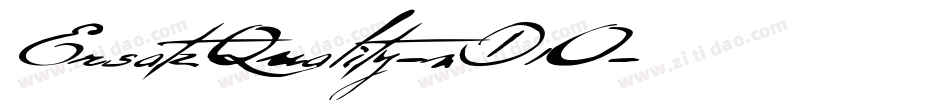 ErsatzQuality-nD1O字体转换