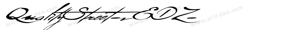 QualityStreet-vEDZ字体转换