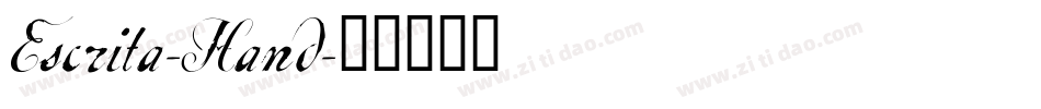 Escrita-Hand字体转换