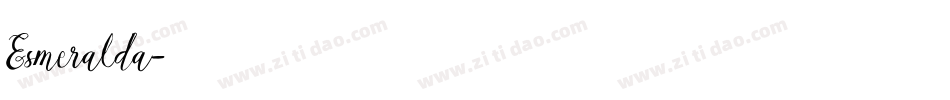 Esmeralda字体转换