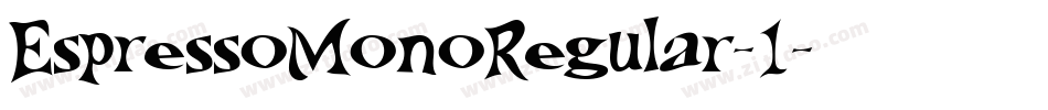 EspressoMonoRegular-1字体转换