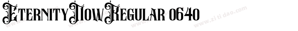 EternityNowRegular-o64o字体转换 EternityNowRegular-o64o字体转换