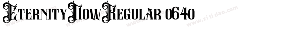 EternityNowRegular-o64o字体转换 EternityNowRegular-o64o字体转换