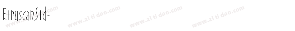 EtruscanStd字体转换