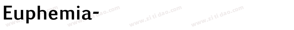 Euphemia字体转换