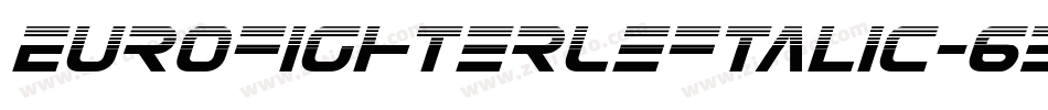 EurofighterLeftalic-63lq字体转换