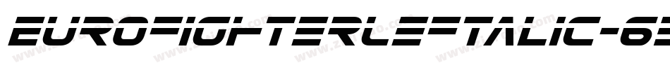 EurofighterLeftalic-63lq字体转换