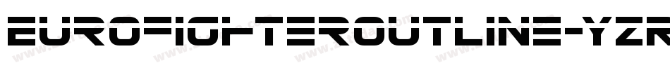 EurofighterOutline-yzRd字体转换