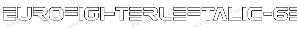 EurofighterLeftalic-63lq字体转换