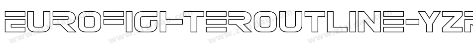 EurofighterOutline-yzRd字体转换