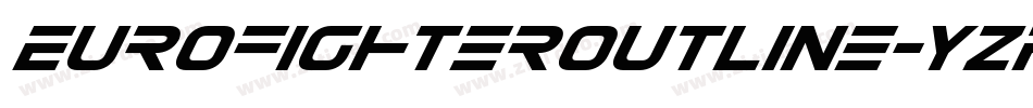 EurofighterOutline-yzRd字体转换