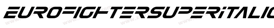 EurofighterSuperItalic-nzWV字体转换