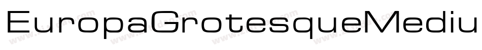 EuropaGrotesqueMedium字体转换