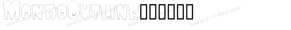 MondoOutline字体转换