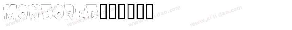 mondored字体转换