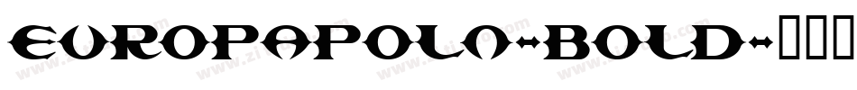 EuropaPoln-Bold字体转换