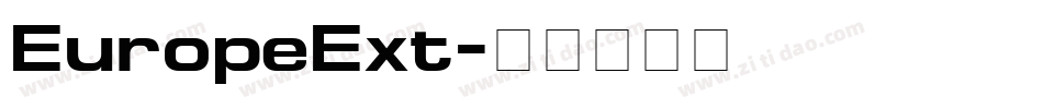 EuropeExt字体转换