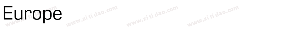 Europe字体转换