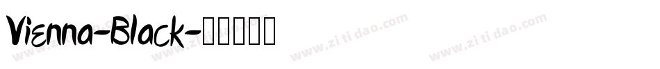Vienna-Black字体转换