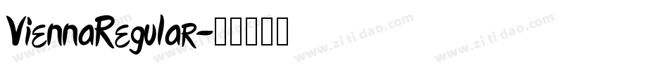 ViennaRegular字体转换